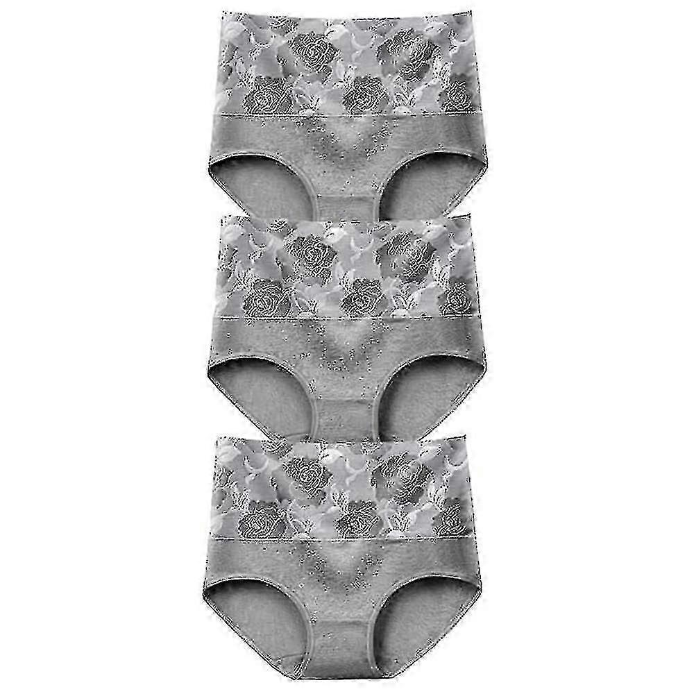 3 stycken hög midja läckagesäkra trosor läckagesäkra underkläder för kvinnor inkontinens urin kb