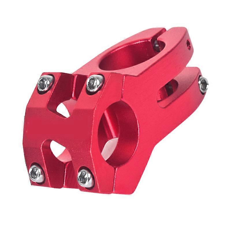 Youth Cycling Stem 25.4mm Tall Execution Aluminum Mixture Impermeable Structure Dense Size  Red