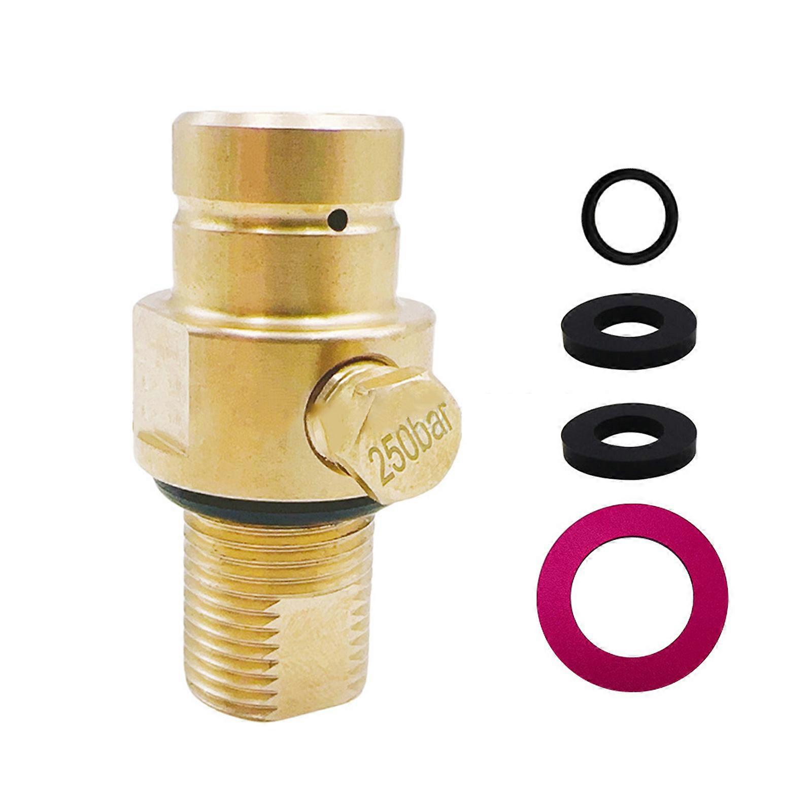 Easy Mounting CO2 Inflation Valves Brass Texture for Effortlessly Tire Pumping On Road Trips and Cycling Adventures Multicolor
