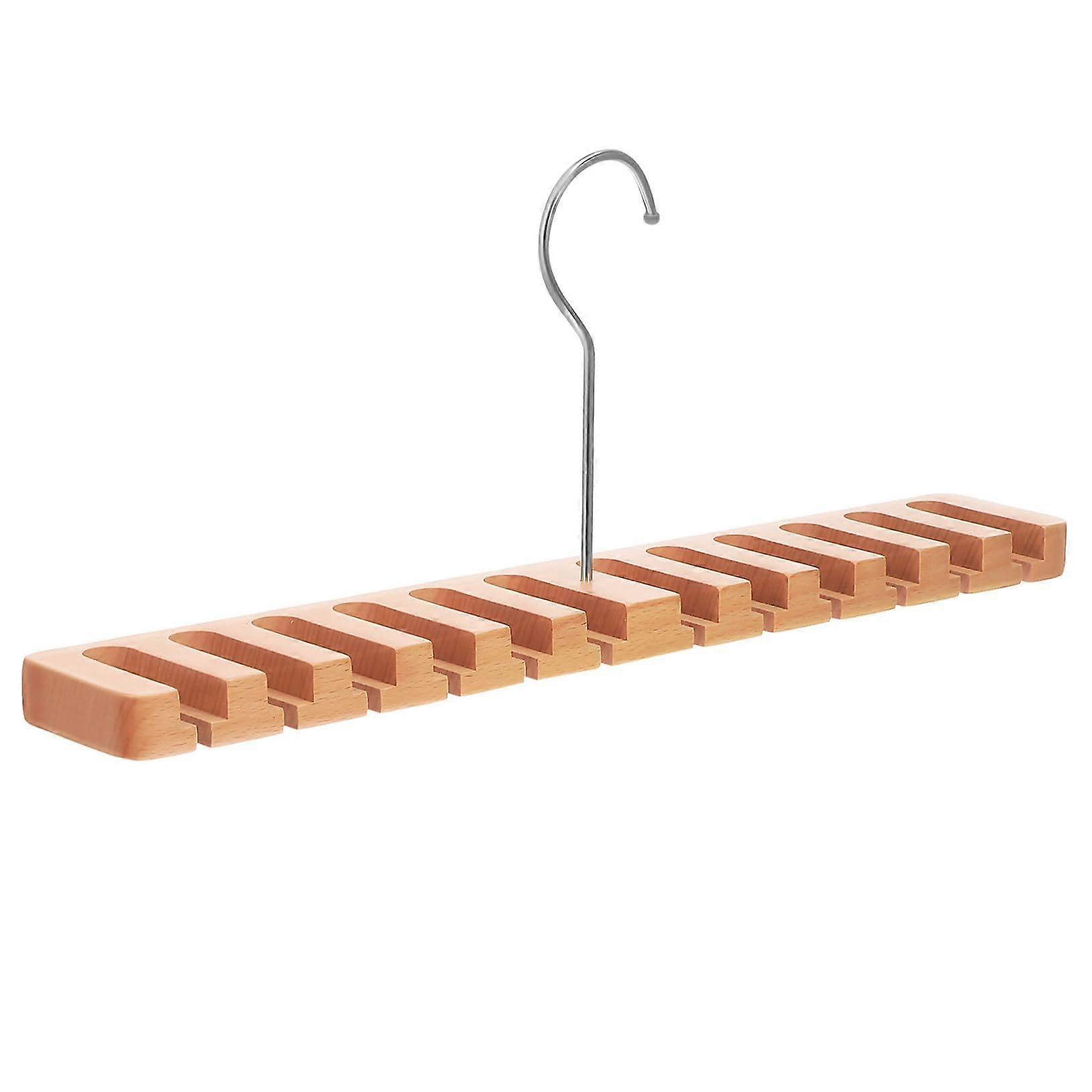 Belt Organizer With MultiSlots, SpaceSaving Closet Belt Rack For Easy Belt Selection And Neat Storage Accessory