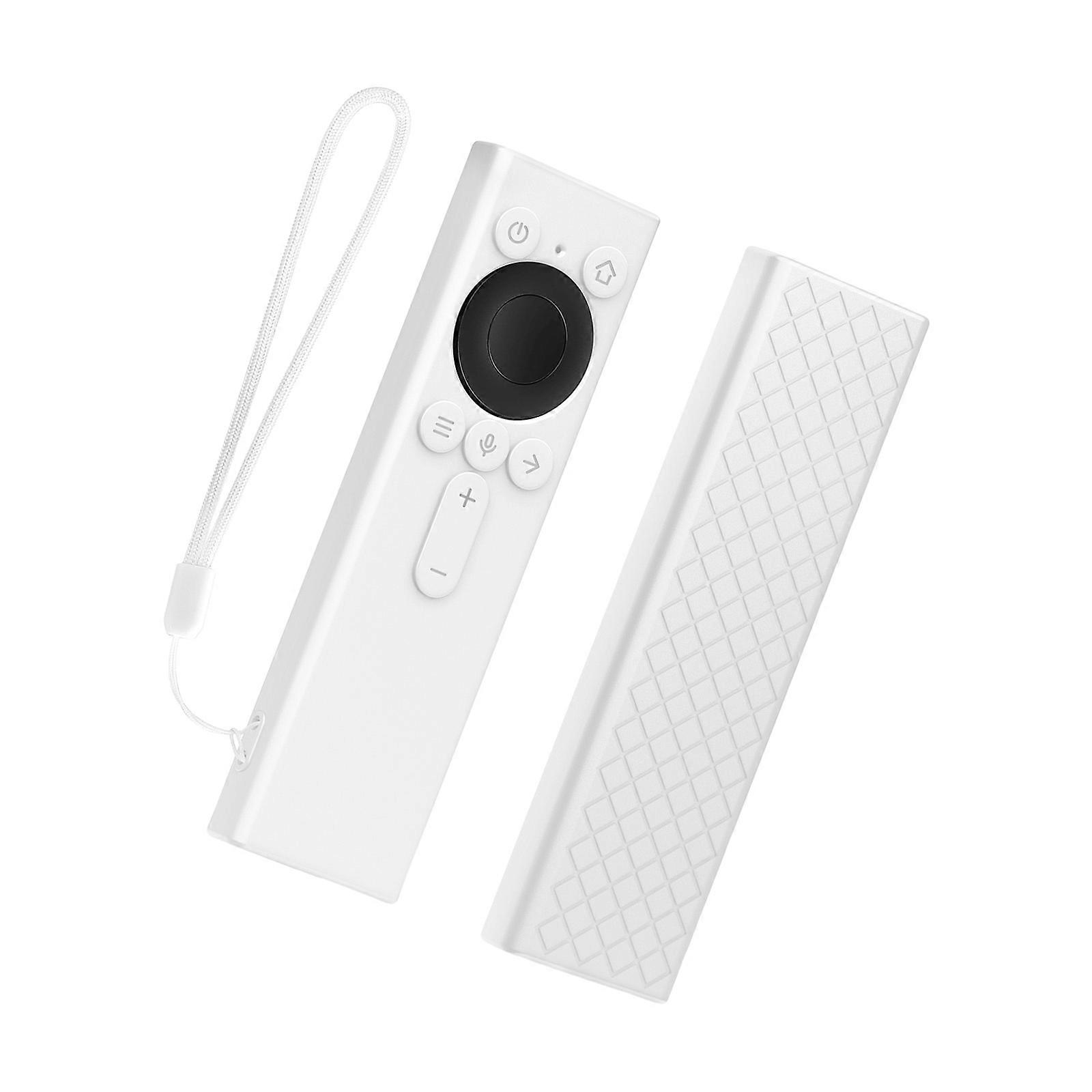 Flexible Washable Remote Control Case Smooth Surfaces Durability Protections for Lingxi Remote Controller 2nd Gen Cover  White