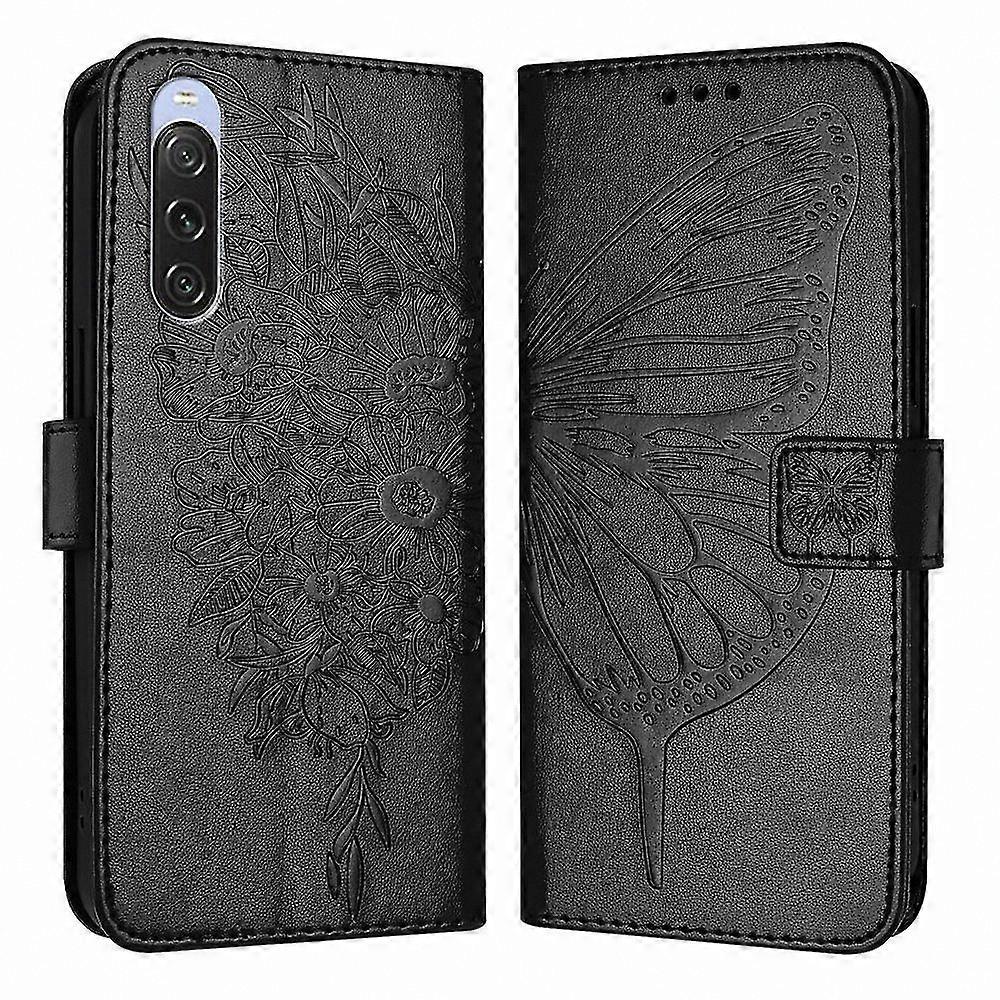 Emed Butterfly Design PU Case for Xperia 10 V