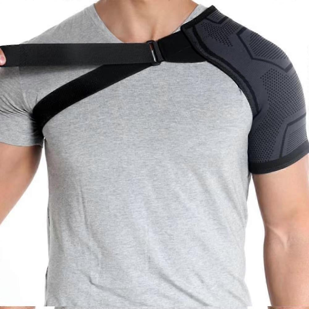Rotator Cuff Support Brace and Arm Sling, Shoulder Compression Sleeve for Back Support, Preventing Strains and Dislocation