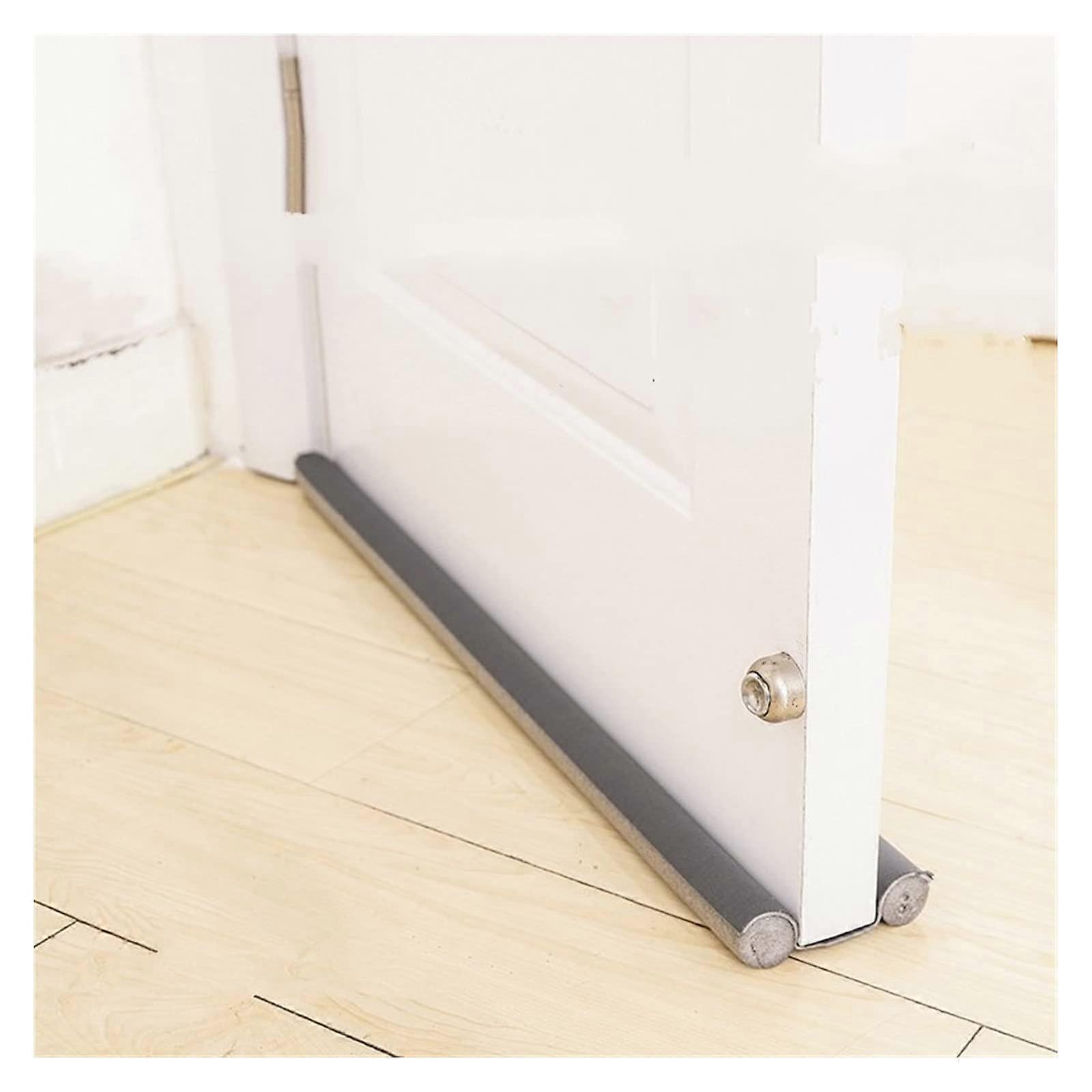 Door Draft Stopper for Bottom of Door, Under Door Noise and Cold Blocker, Brown, 1 Piece