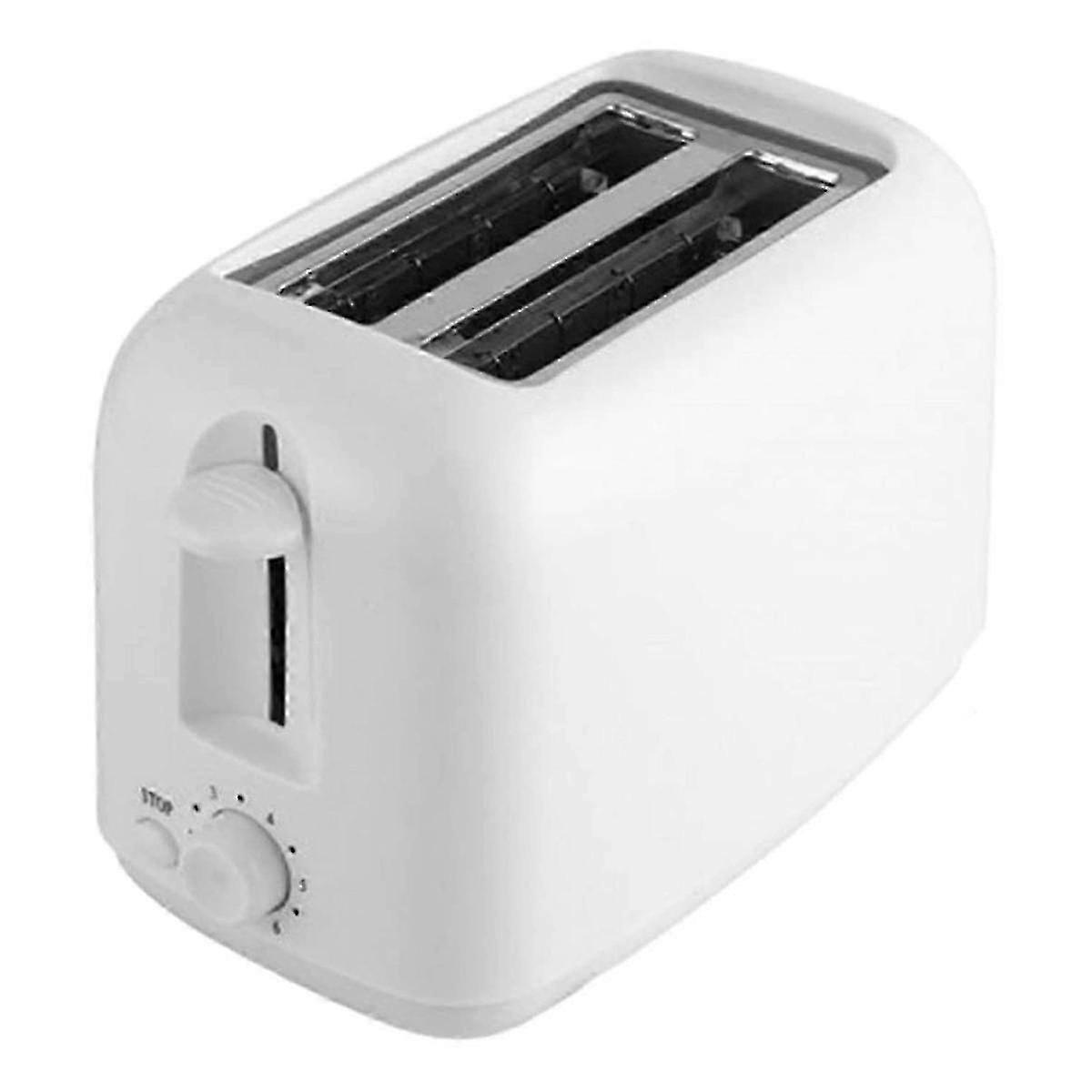 Retro 2 Slice Toaster with 6 Functions, Stainless Steel Design, Removable Crumb Tray, Cord Storage