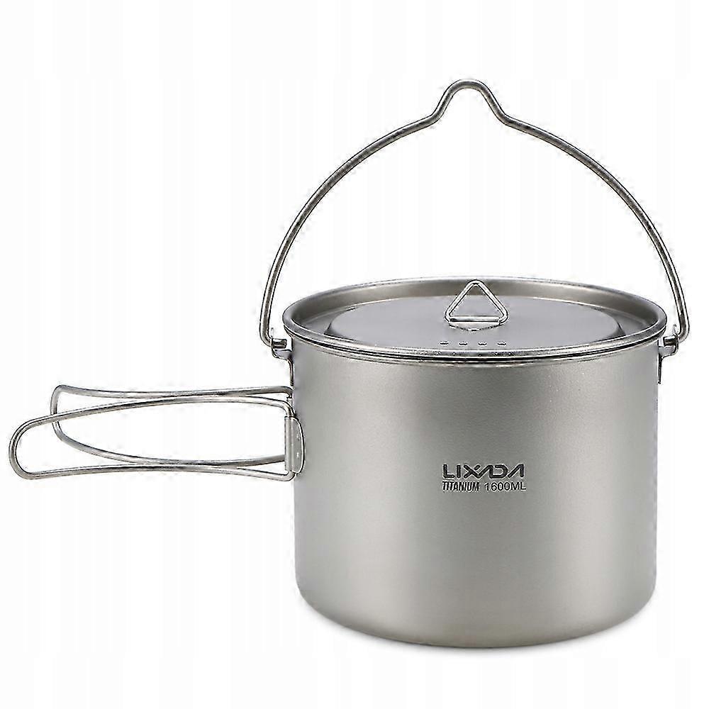 Titanium Hanging Pot Camping Casserole 1600ml