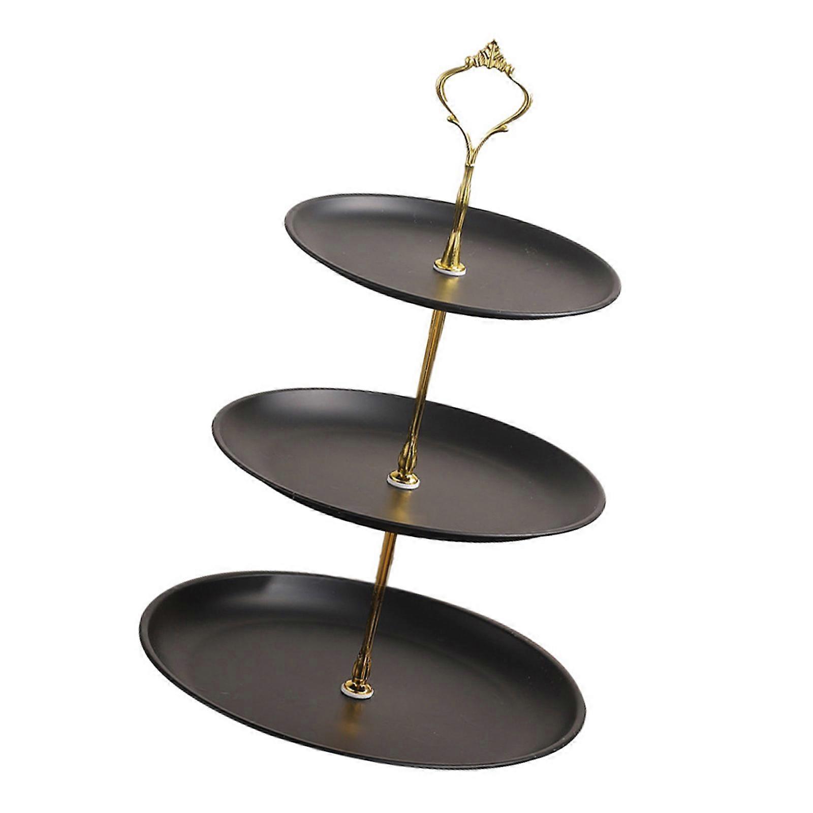 Permanent Rustless Multiple Stage Serving Tray For Snackies Fruits Dense Kitchen Countertop Planner Multicolor