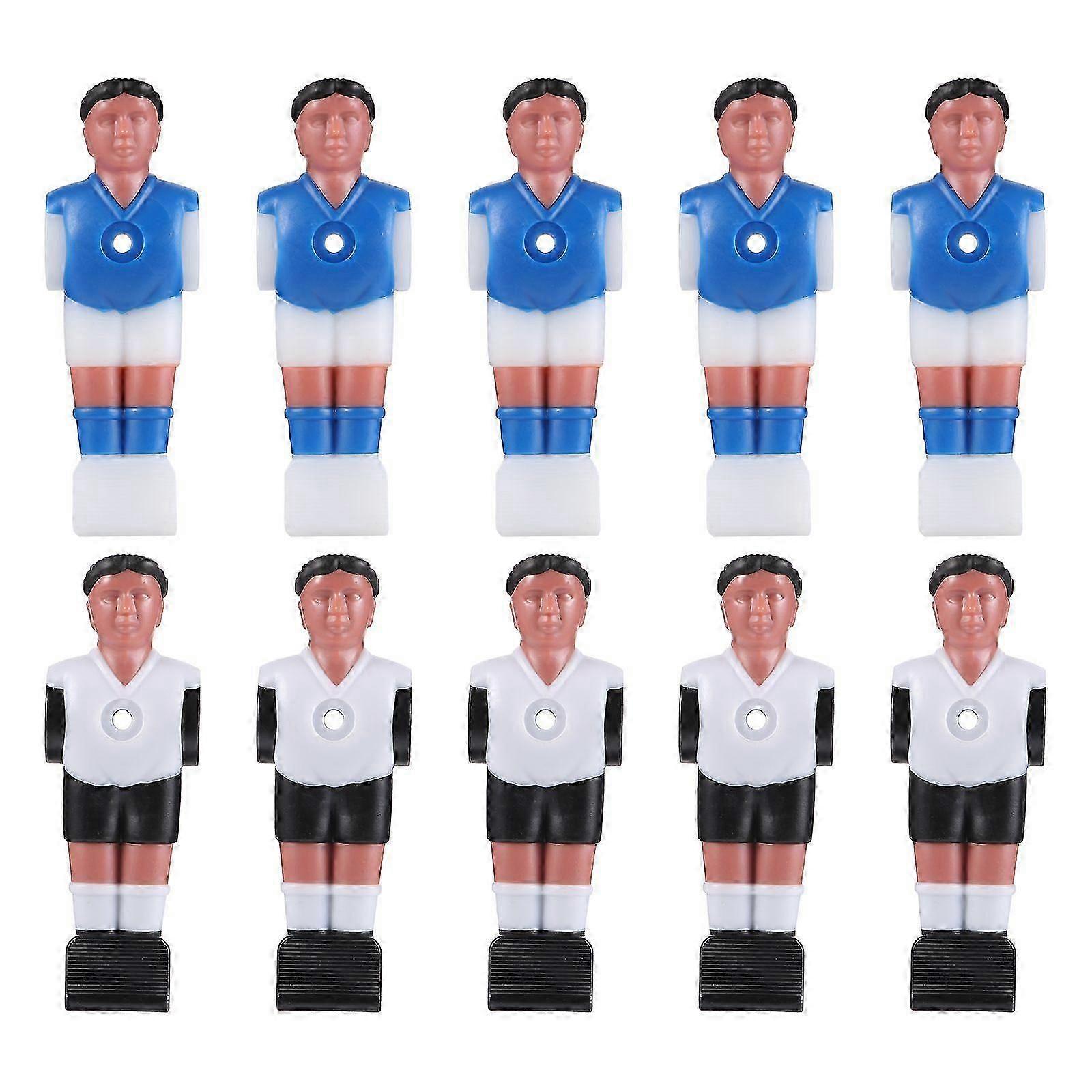 10-Piece Desktop Foosball Player Figurines for British Pub-Style Game Decor