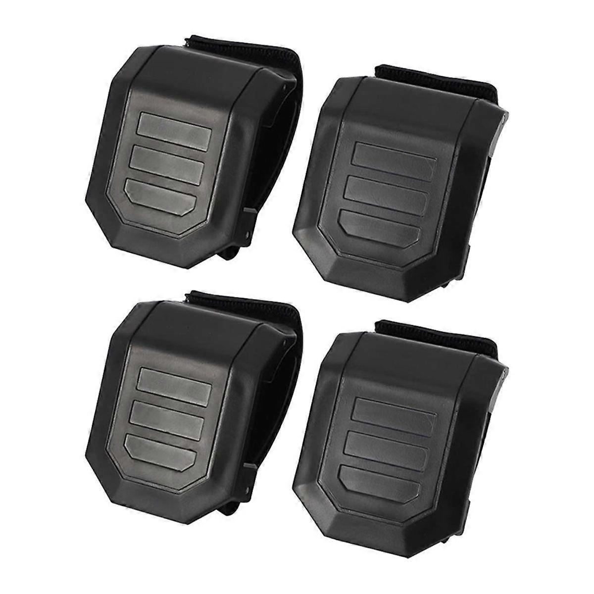 4pcs UTV Windshield Adjustable Mounting Clamp Kit Windshield Fixed Clamps Straps for RZR, X3