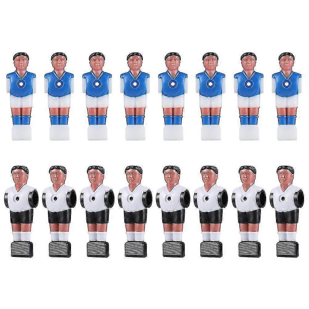 16pcs ανθεκτικοί στη φθορά ποδοσφαιριστές Lovely Foosball Guys αντικαταστάσιμοι ποδοσφαιριστές JU