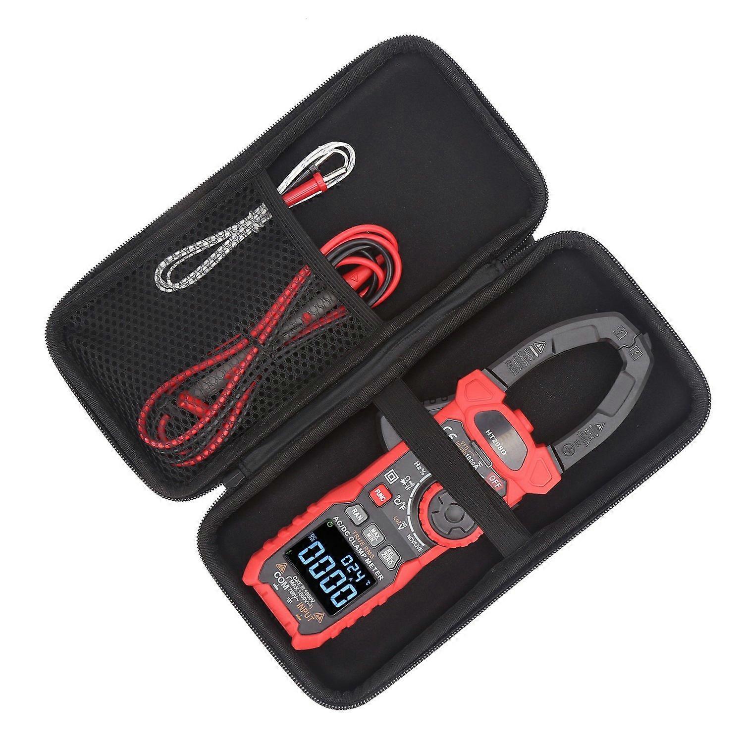 HT208D Digital Clamp Meter AC/DC Voltage Current NCV Tester Multimeter 6000 Counts