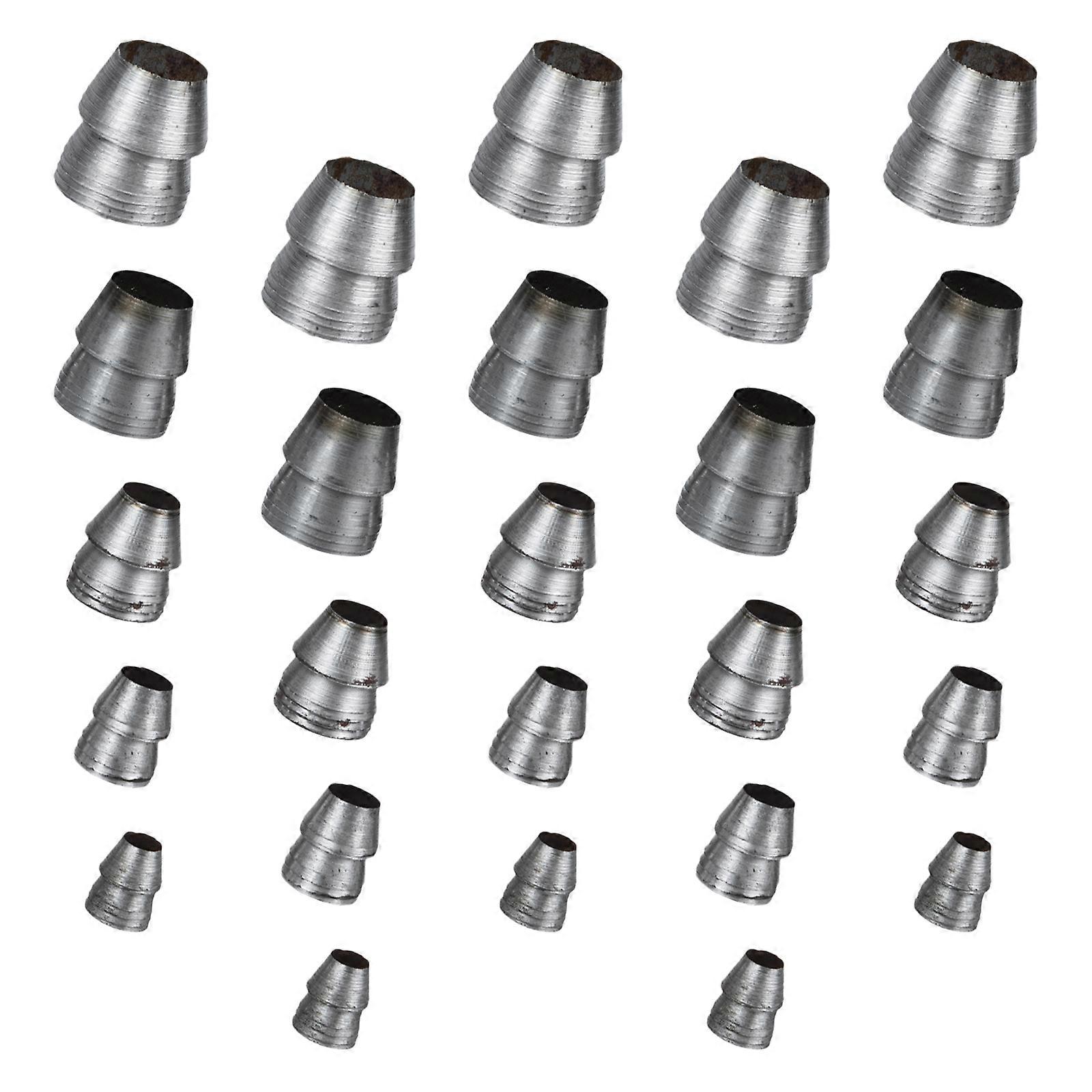 25Pcs Practical Round Steel Wedge for Axe Claw Hammer Round Handle Wedges