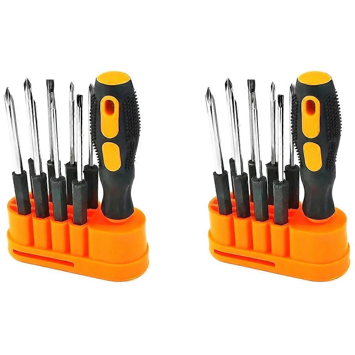 2Set Multifunctional Screwdriver Set - Repair Tool Kit for Mobiles, Computers, Various Interchangeab