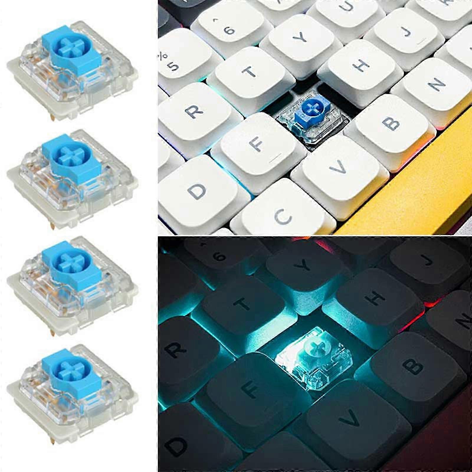 Low Profile 2.0 Switch 3Pin Blue Red Brown RGB Customized DIY Hot Swap Mechanical Keyboard Switches for GATERON2.0 KS-33