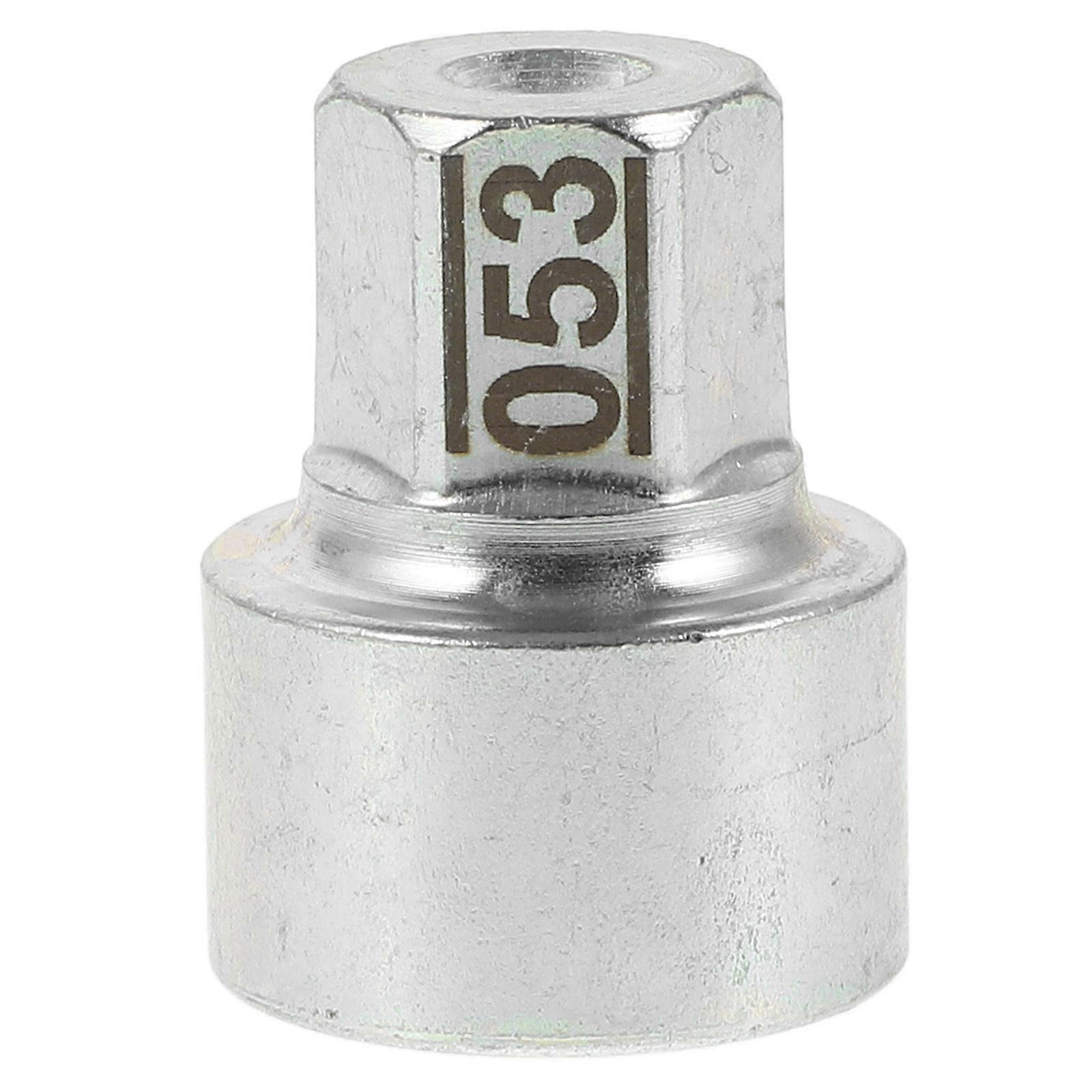 Lug Nuts Car Wheel Lock Lug Nut Socket Key for Tire Silver