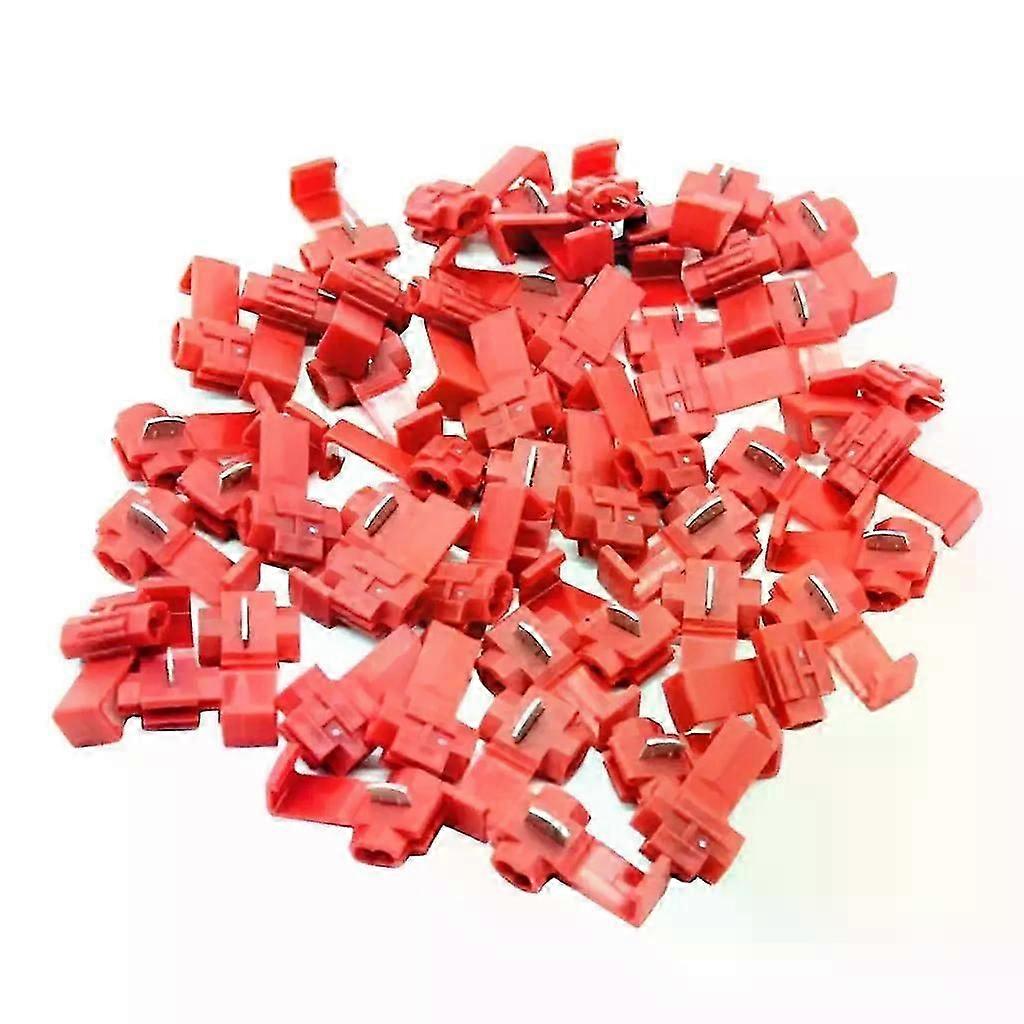 50X Electrical Terminal Quick Lock Wire Connector 16-22 Gauge