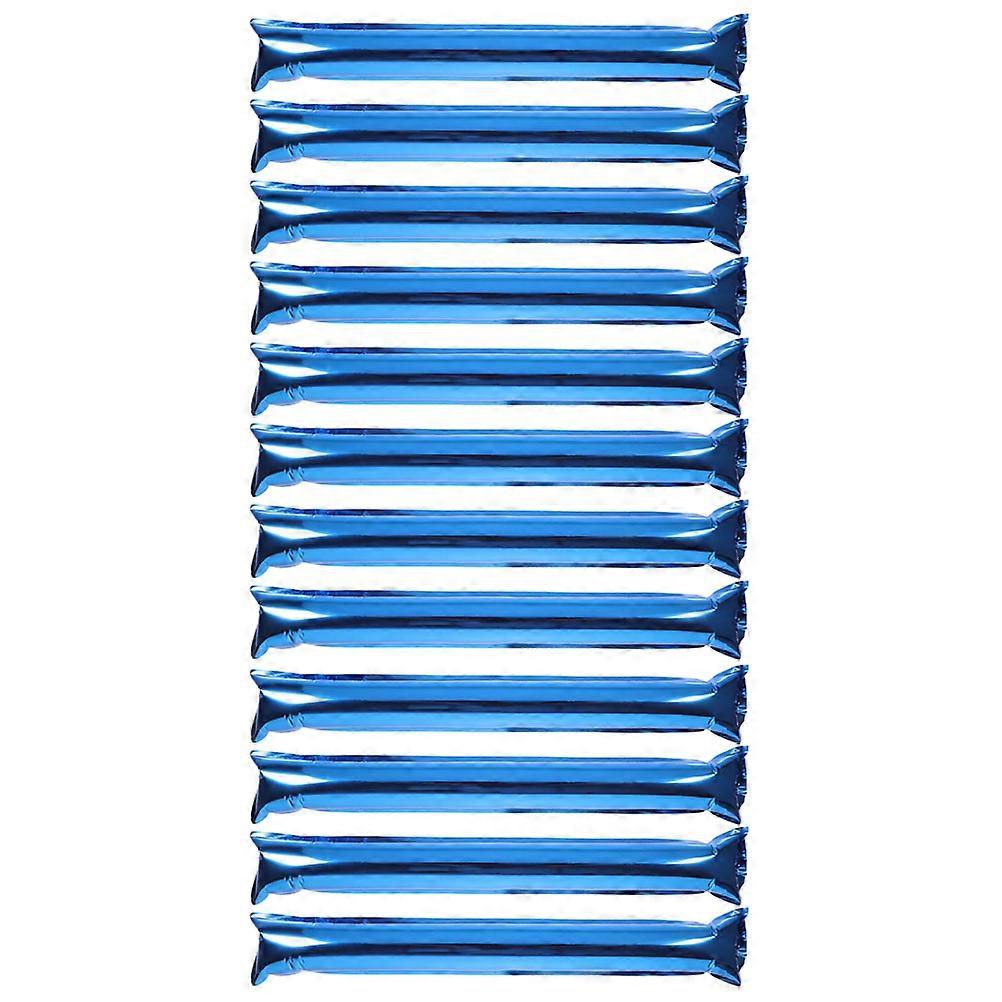 Noise Maker Inflatable Cheerleading Stick for Children 12Pcs Blue