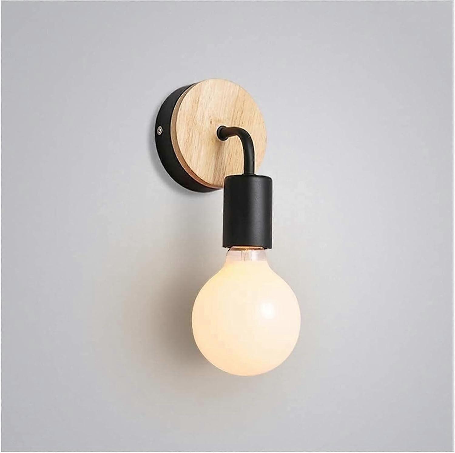 Rotatable Wall Light Bathroom Vanity Mirror Light Makeup Light Indoor Black Finish