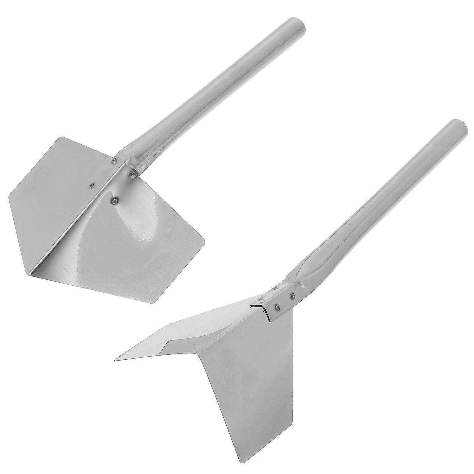 Ergonomic Corner Trowel Set 2Pcs For Efficient Finishing In Plastering Projects Suitable For Construction
