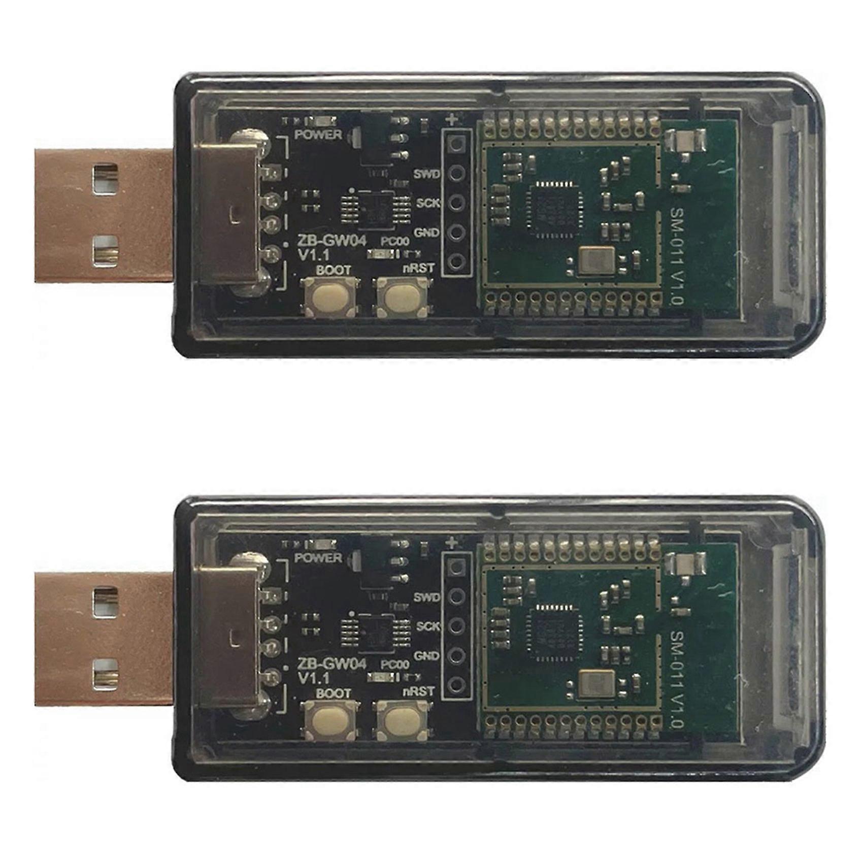 2X ZigBee 3.0 Silicon Labs Mini EFR32MG21 Universal Open Hub Gateway USB Dongle Chip Module ZHA NCP OpenHAB