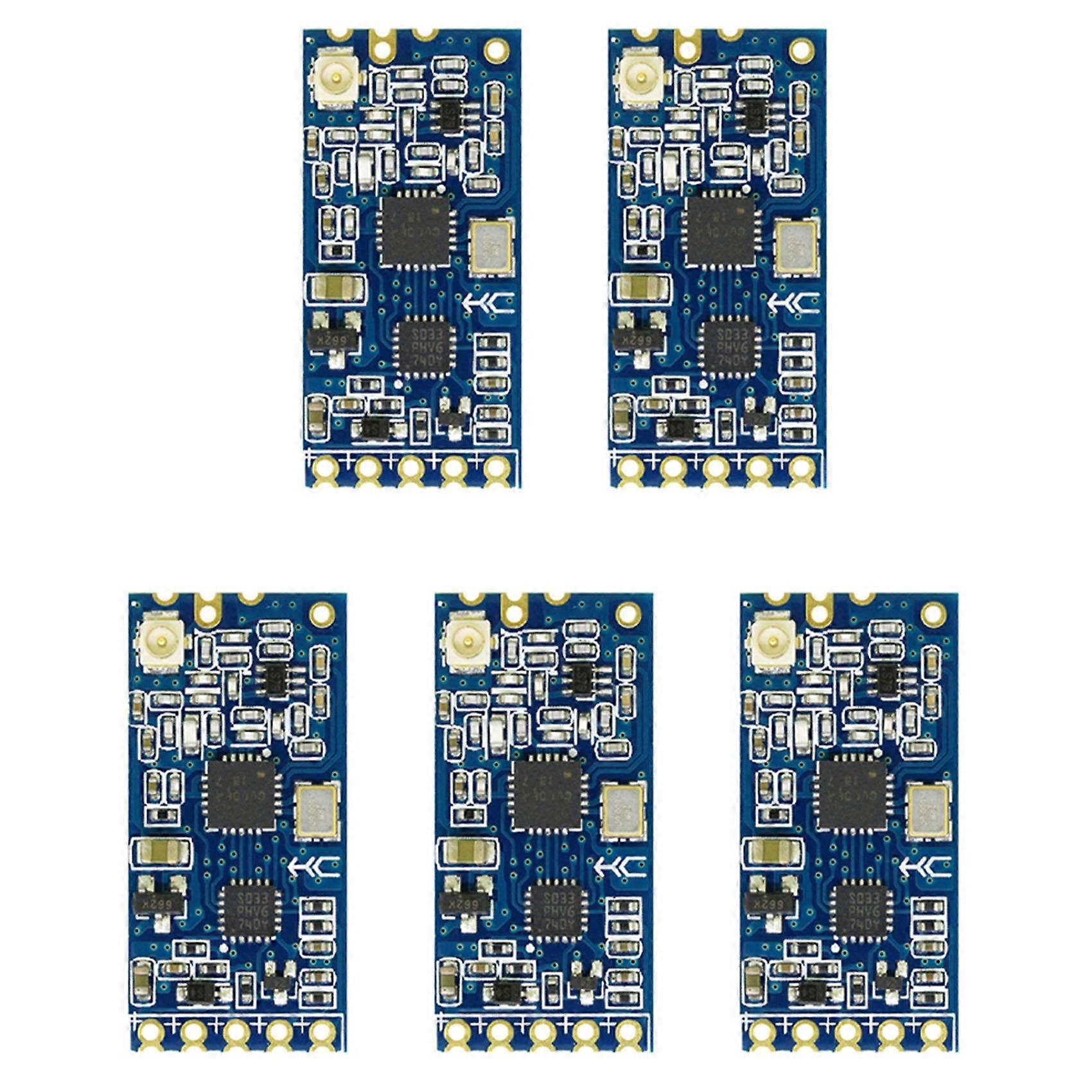 5X HC-12 433Mhz SI4463 Wireless Serial Port Module 1000M Replace Bluetooth HC12