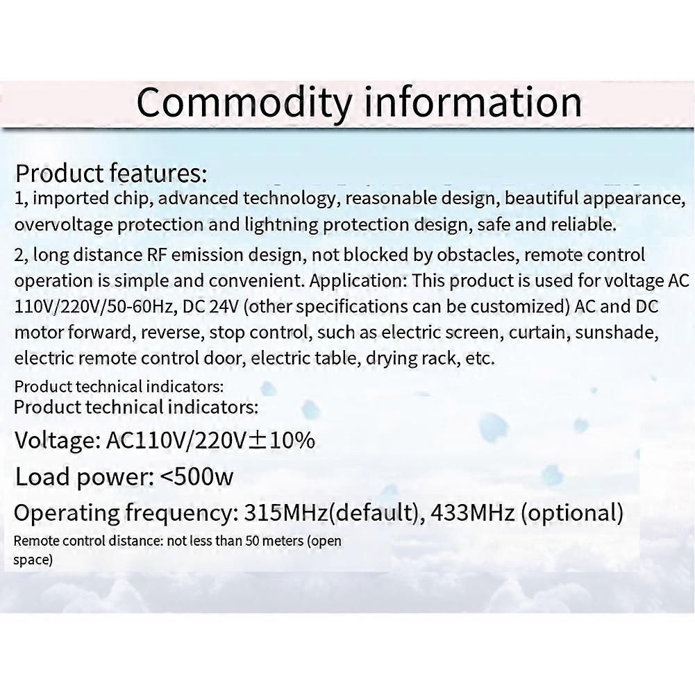 Remote Control 315MHZ Projector Screen Controller Electrical Curtain Wireless Remote Control Switch Receiver US Plug