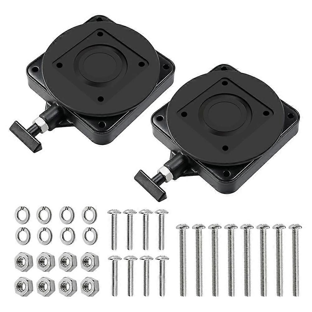 2Pack 2207003 Low-Profile Swivel Base Compatible with for Ca-Nnon 3991913 Downrigger Mount
