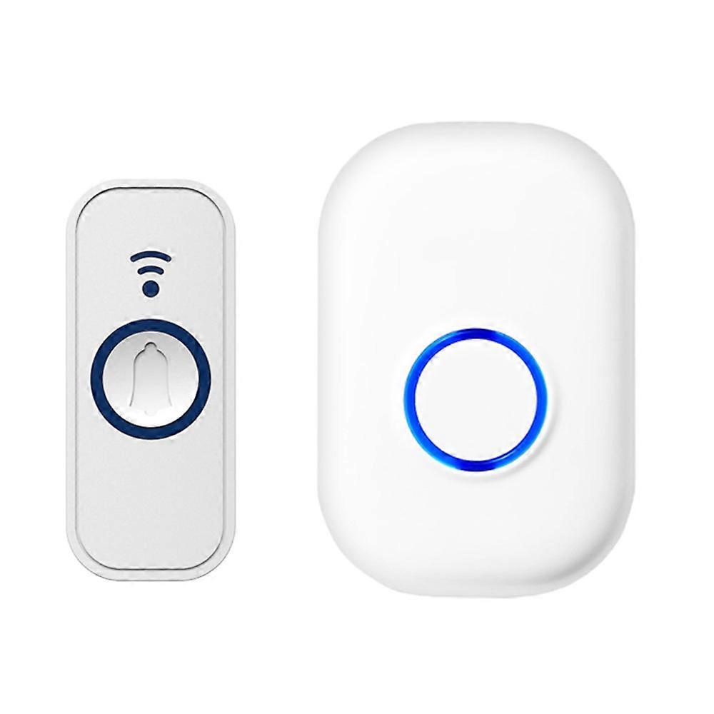 W-101 Wireless Door Chime 800Ft Range 4 Adjustable Volume Door Sensor with 58 Melodies Door Bell Plugin Receiver for Home/Office/S