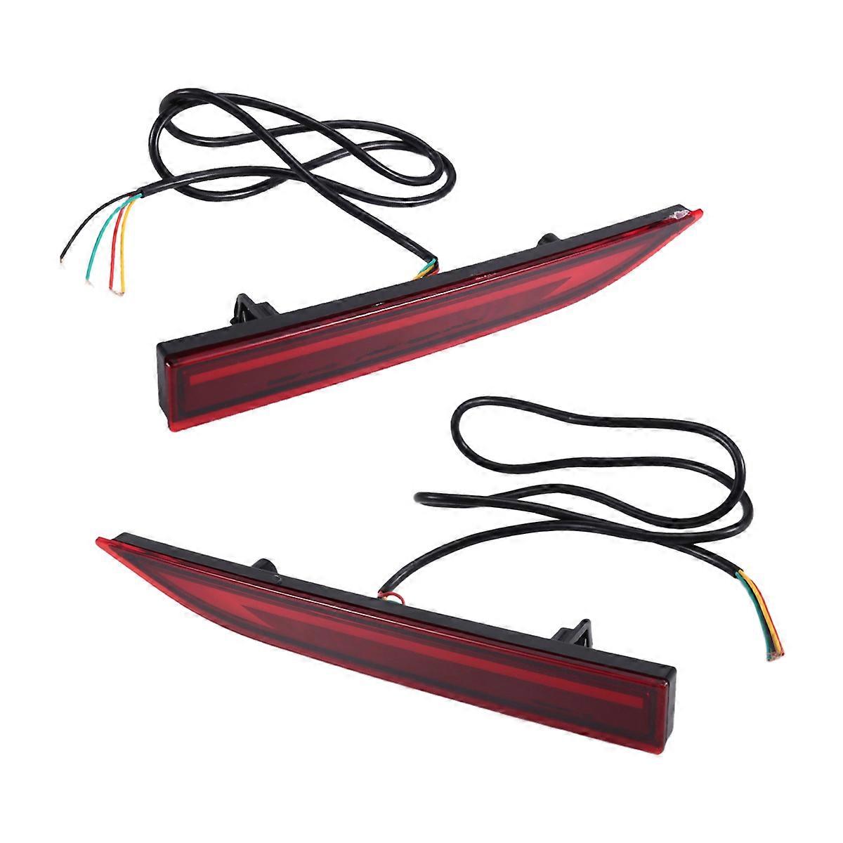Car LED Rear Bumper Reflector Light Brake Light Dynamic Turn Signal Lamp for Vios 2022-2023
