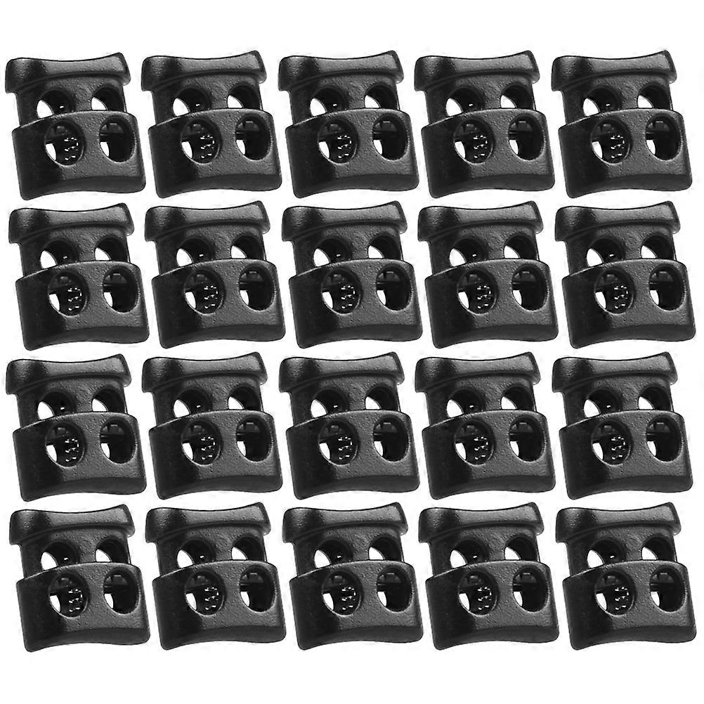 Cord Locks Cord Holder Universal Adjustable Clamp Plastic Toggle Drawstring Stopper For Backpacks Outdoor 10Pcs/Set
