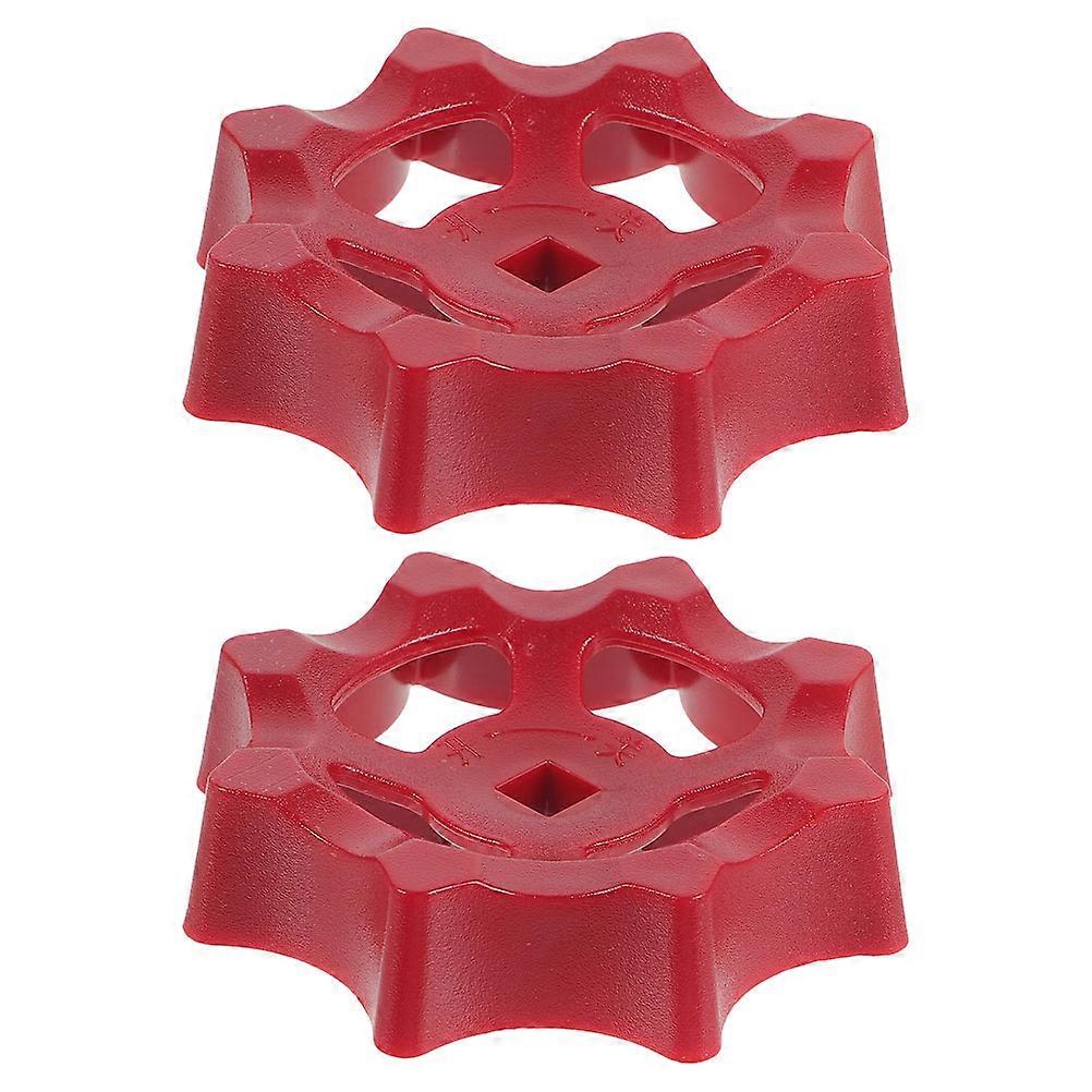 Valve Handwheel Plastic Outside Faucet Wheel Handle for 2Pcs Replacement