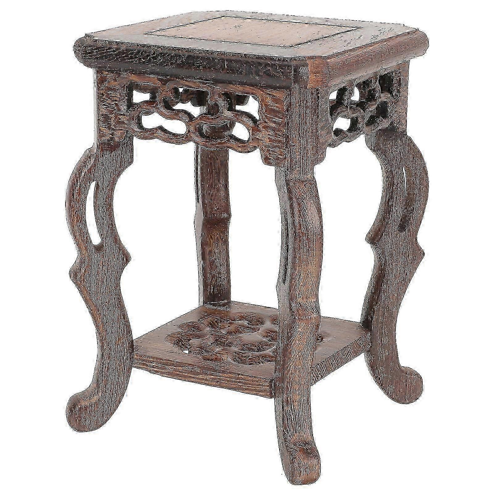 フラワーポットベースプラントスタンド木製プラントスタンドホルダーフラワーポットラックガーデンパティオ用