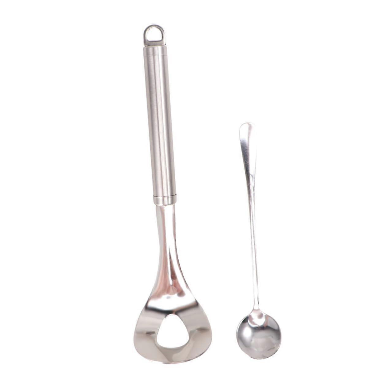 2pcs Stainless Steel Meatball Maker Scoop with Ergonomic Handle for Easy Meatball Shaping