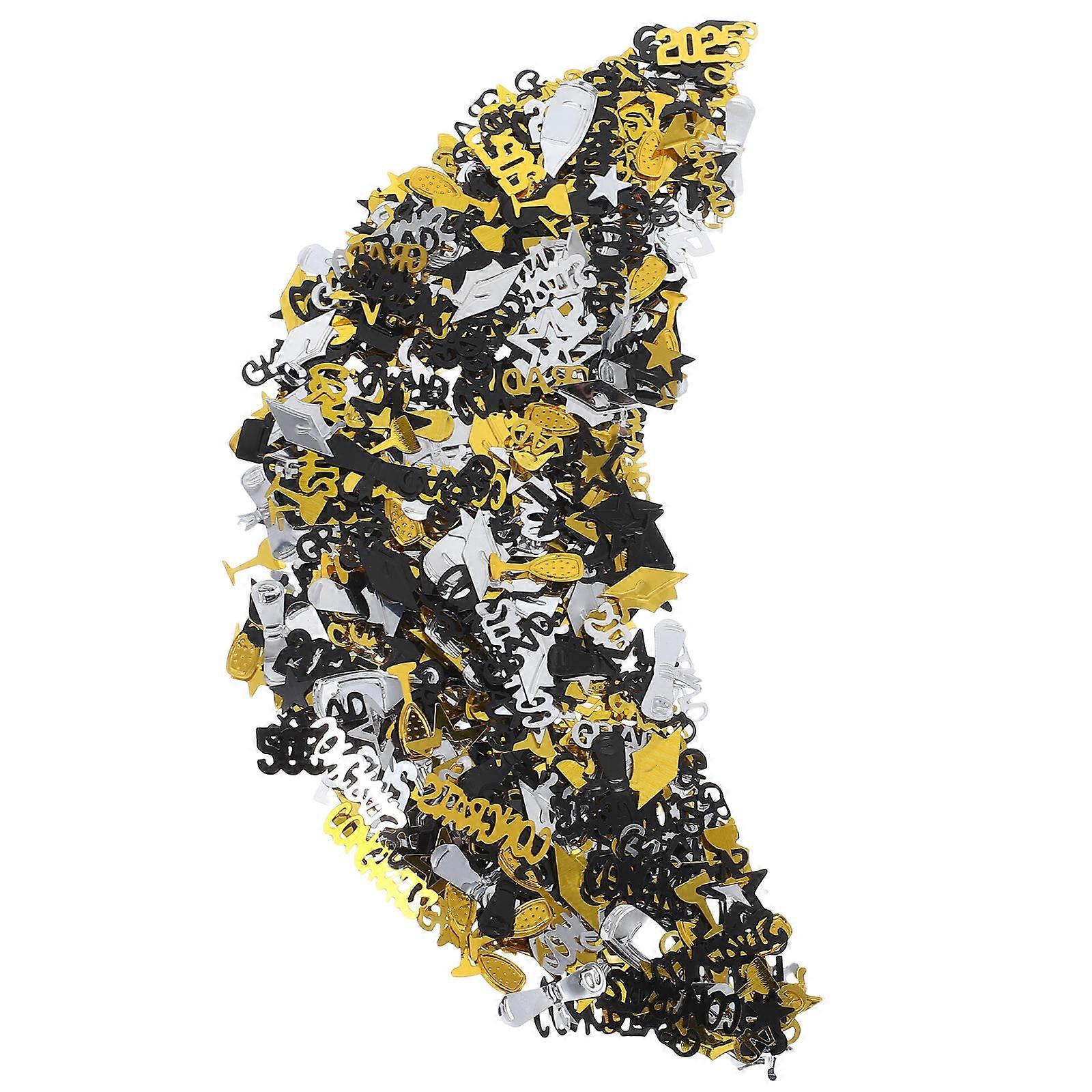 Graduation Confetti PVC Table Decoration for Festive Use