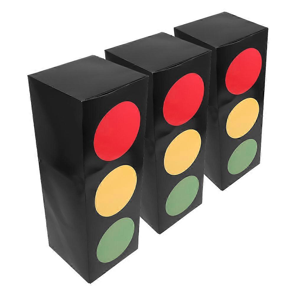 Traffic Light Candy Boxes for Present with 3Pcs Unique