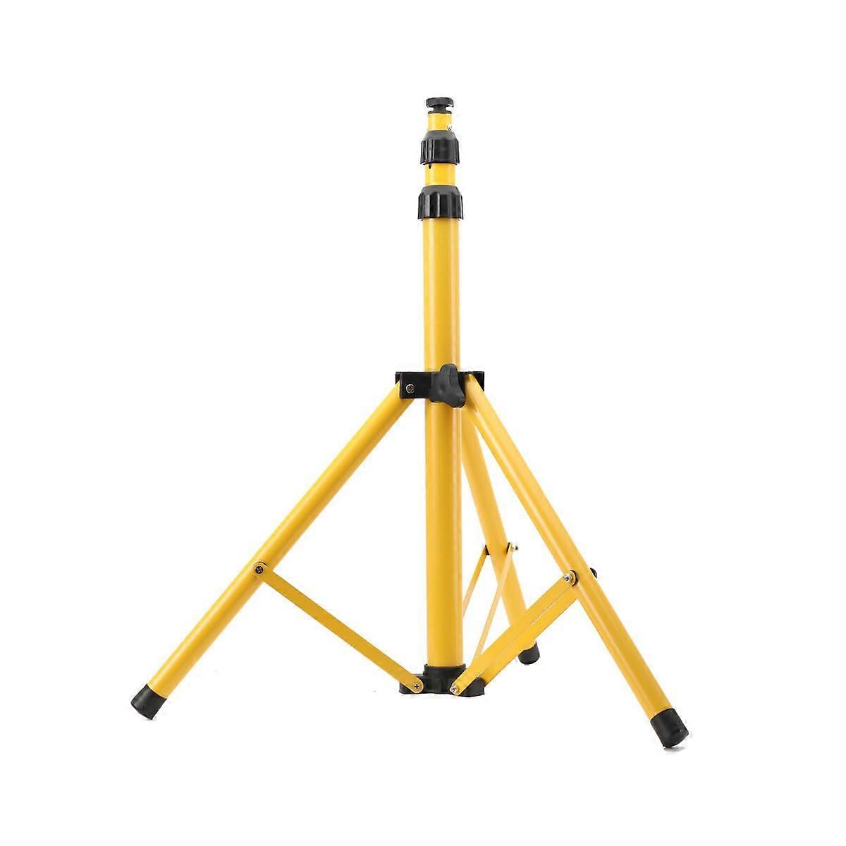 Portable Floodlight Tripod Stand with Adjustable Height, Single Head, Retractable Frame for Workshop, Garage, Construction, Emergency Use