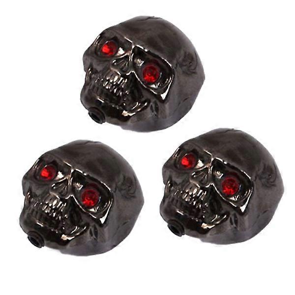 Skull Volume Tone Knobs Metal for Guitar Use Electric Guitar 3Pcs