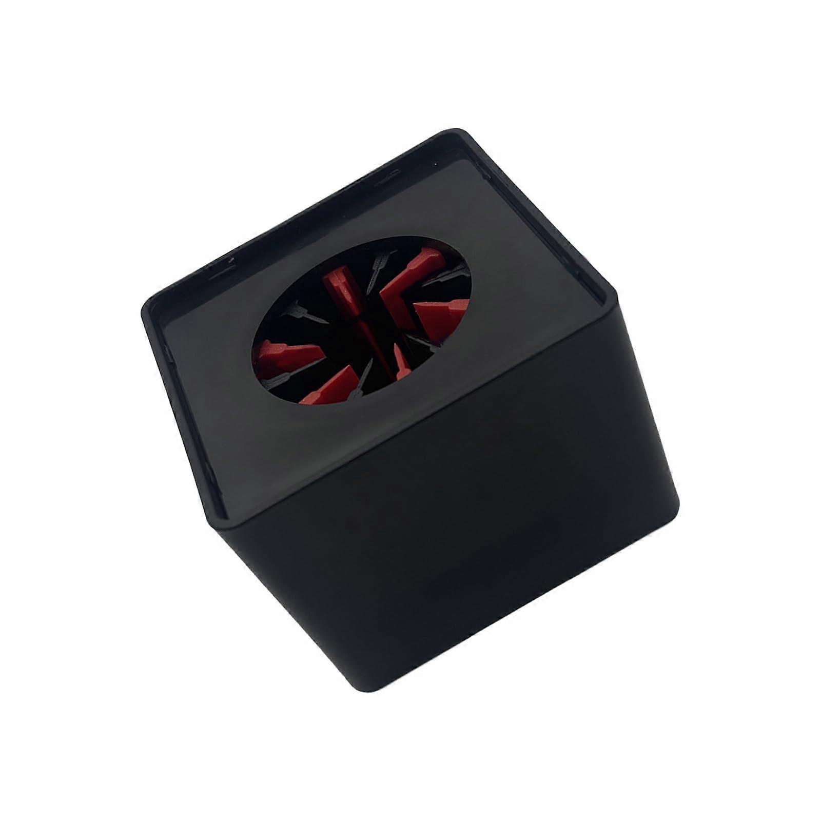 Durability Mics Flag Station Cube Microphone Flag Stands with Elastic Film for Secure Attachment and Customization in Black