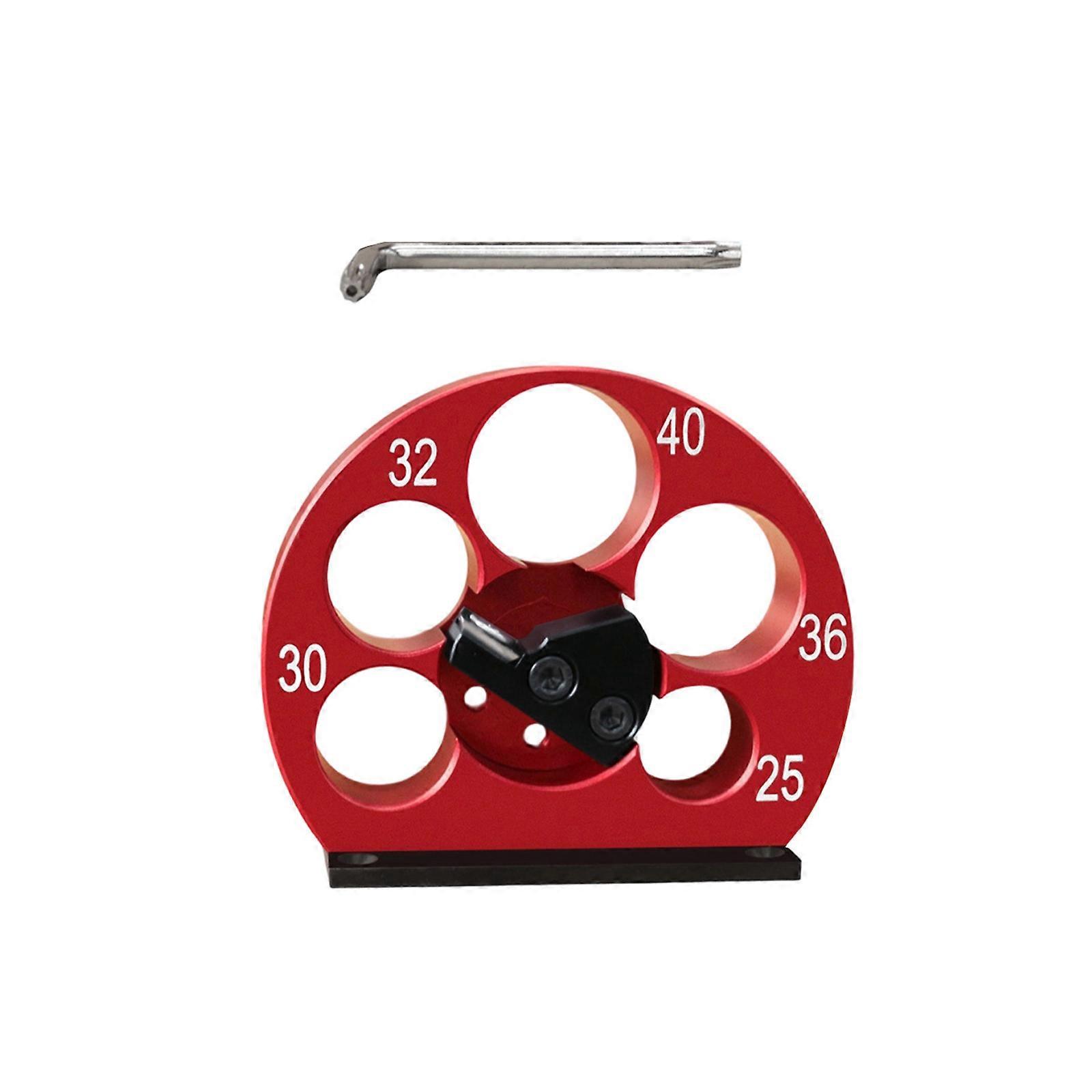 Adjustable Dowel Maker Jig Aluminum Alloy Drill Guide For Round Bars Rapid Setup Design Woodworking Tool Multicolor