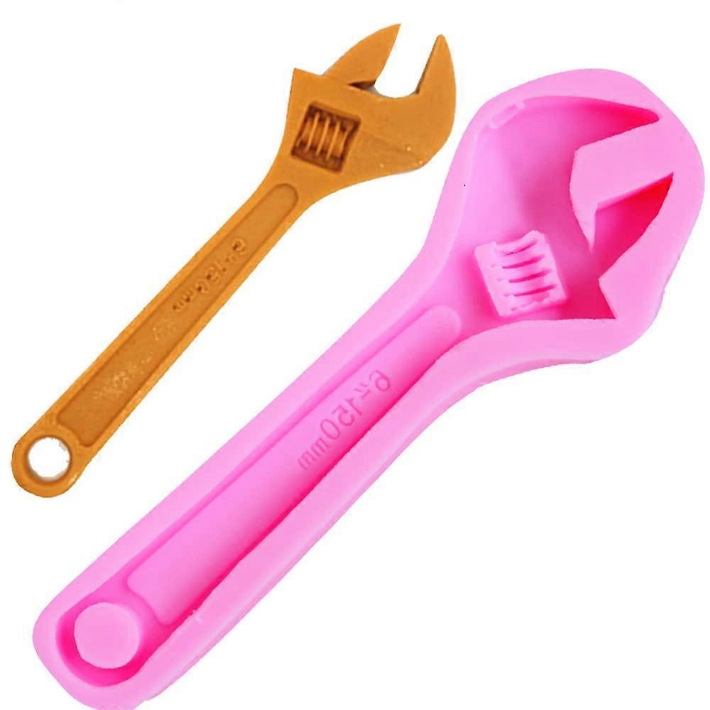 Wrench Shape Silicone Fondant Mold for Cake Decorating and Candy Making, Oven and Freezer Safe