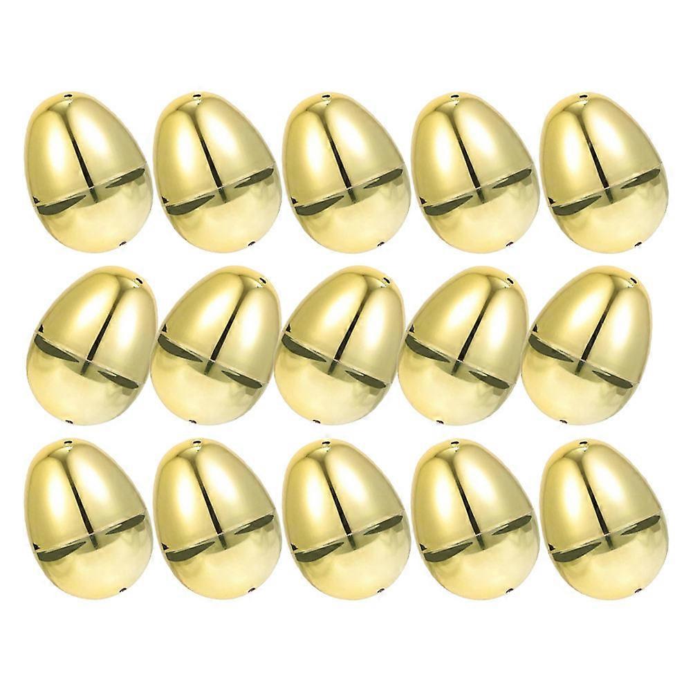 Fillable Easter Decoration Decorative Artificial Eggs for Decorating 15Pcs