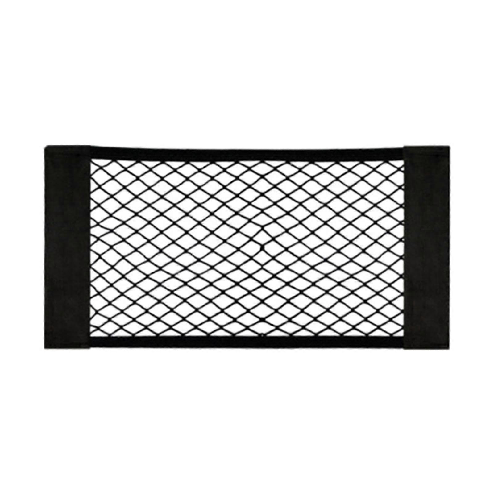 Small Car Cargo Net Trunk Organizer with DoubleLayer Elastic Grid, Durable Polyester, 50cm