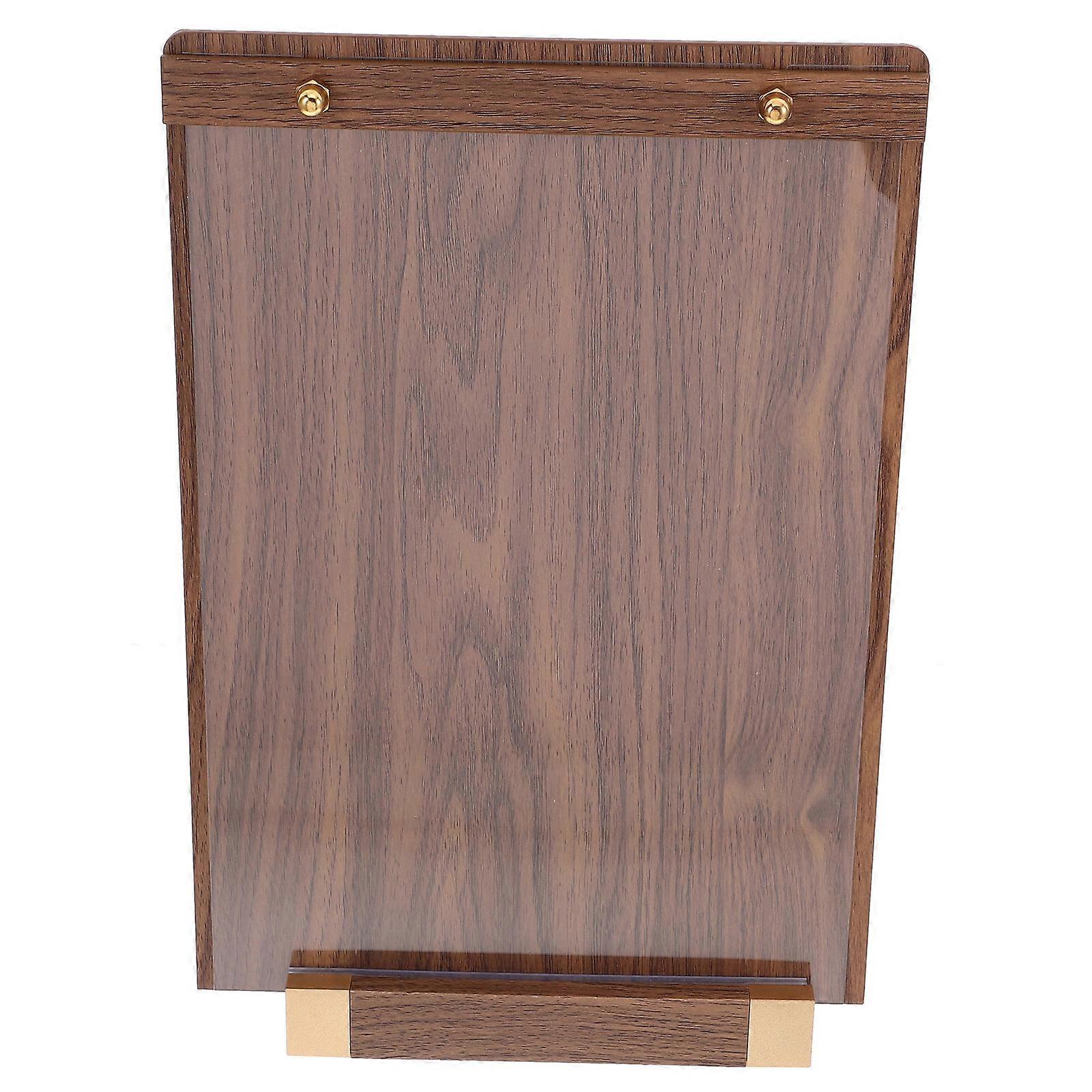 Certificate Plaque Vertical Wood Display Stand for Desktop