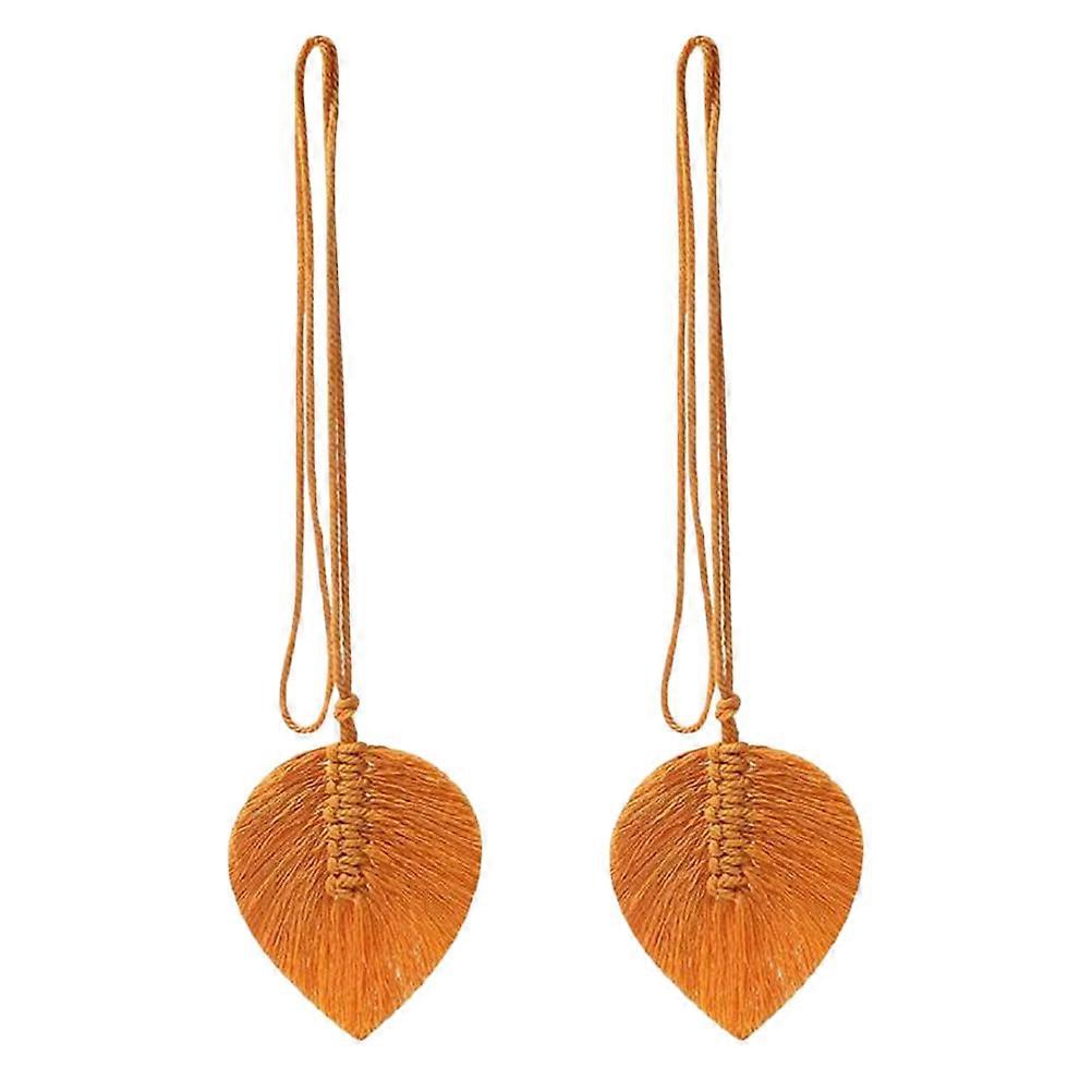 Yellow Curtain Tieback Decorative Curtain Tiebacks for 2Pcs Use