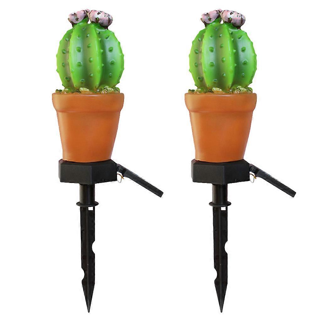 Solar Power Garden Lamp Creative Lawn Lamp Light for Yard 2Pcs