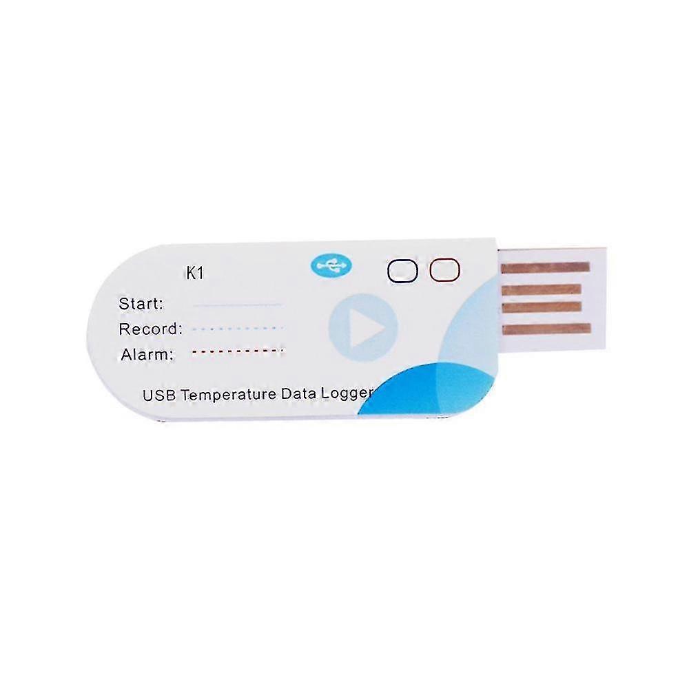 Usb Temperature Data Logger 14400 Points Usb Report 60 Days Ip65 Disposable Recorder 25-26
