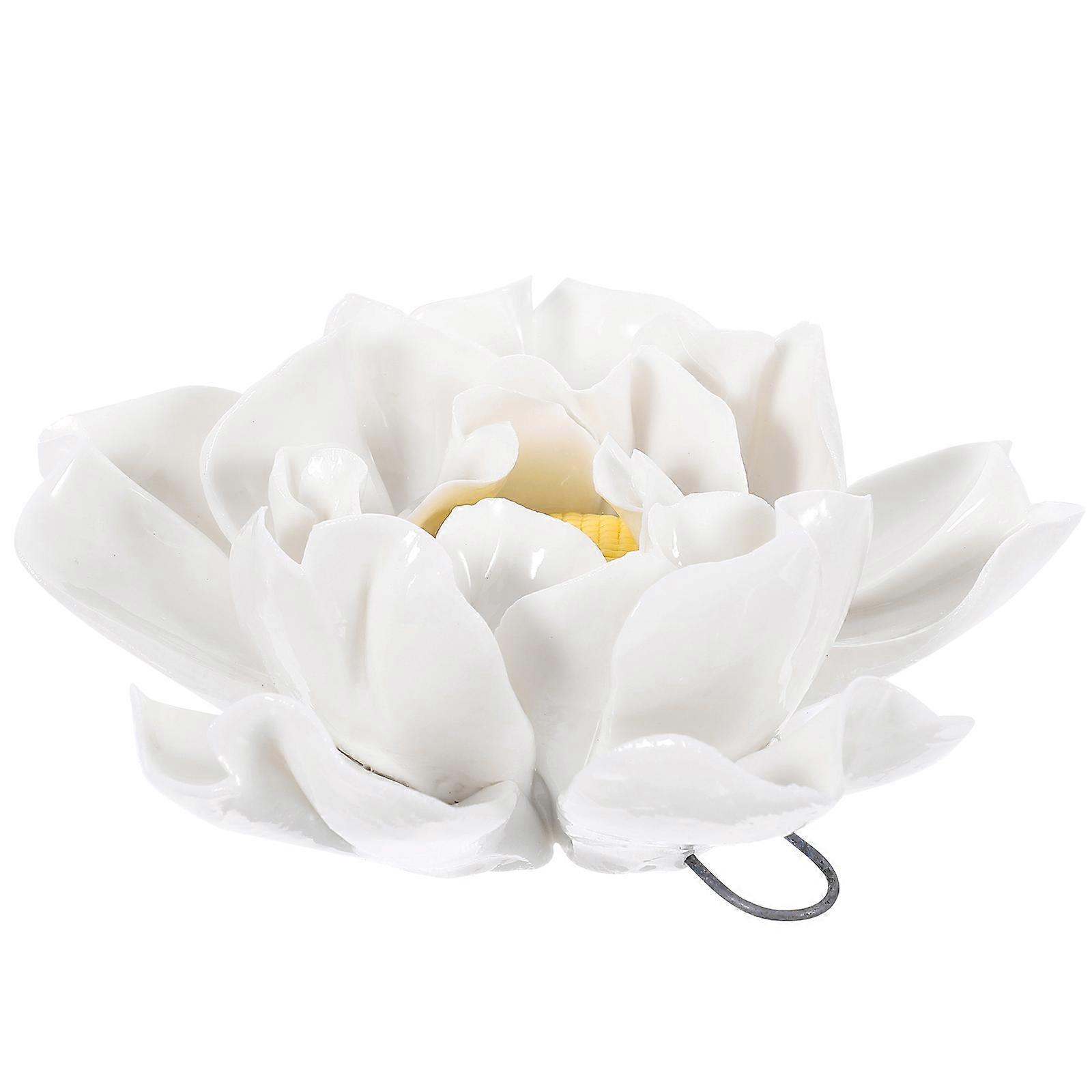 Ceramic Craft Flower Ceramic Flower Ornament for Decoration 1Pcs