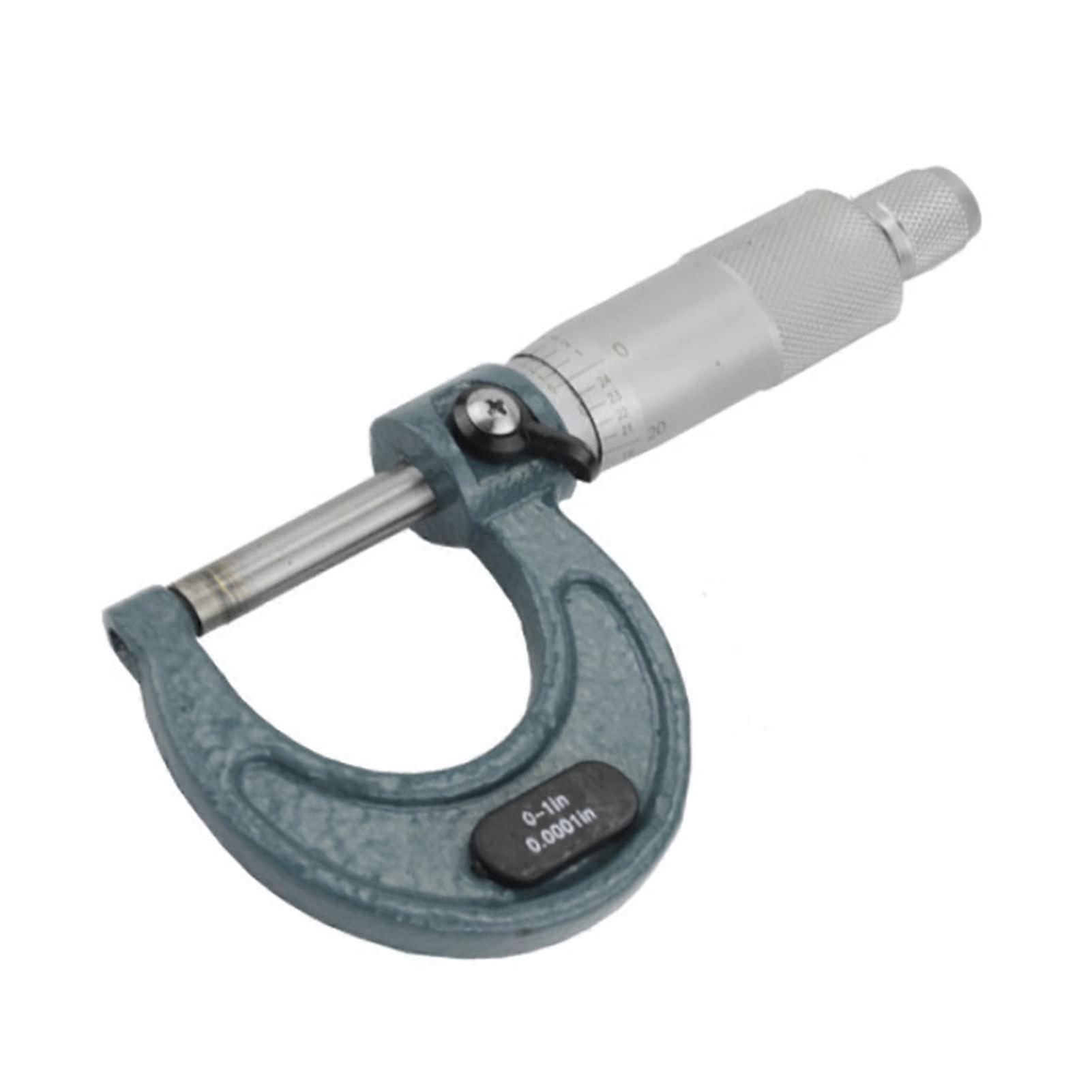 Outside Micrometer 01 Inch Precision Measurement Accuracy with  Carbide Tips for Machinists