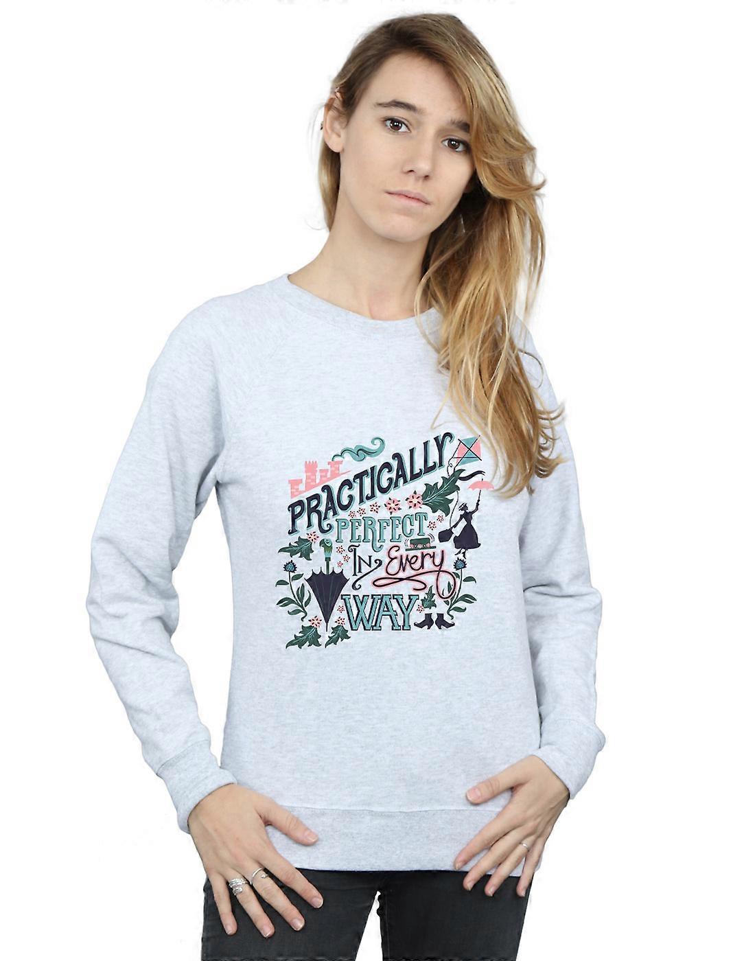 디즈니 여성용 메리 포핀스 실용적 스웨트셔츠