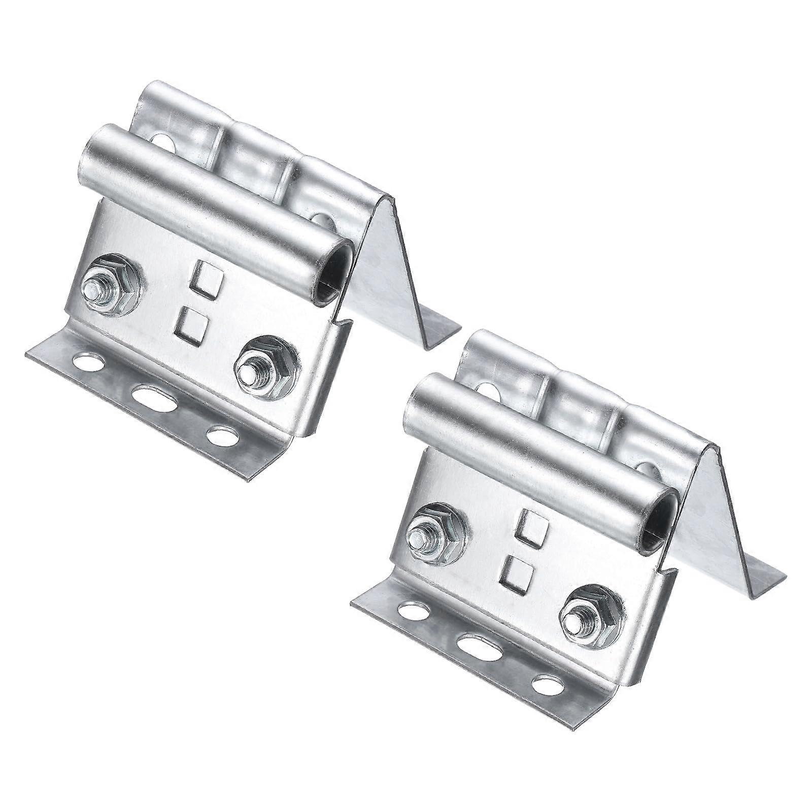 2 Pcs Adjustable Garage Door  Bracket and Carbon Steel Roller Brackets for Easy Installation